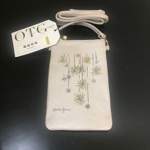 On The Go Ivory Crossbody  Bag . NWT